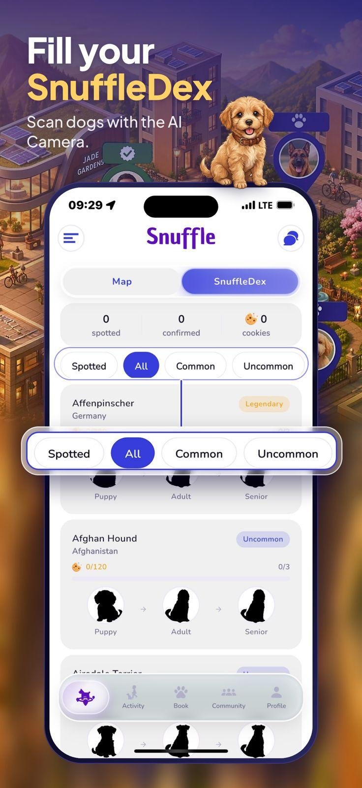 Scan dogs with the AI camera