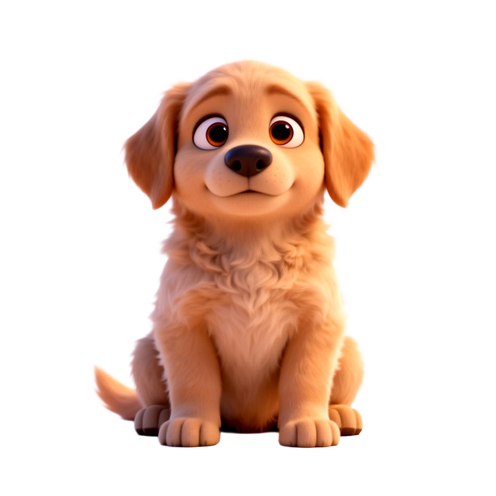 Golden retriever as a pup